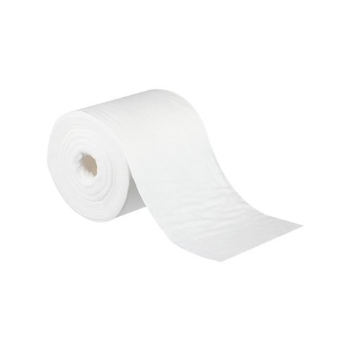 How should white cotton non woven rolls be stored to maintain their quality and integrity?